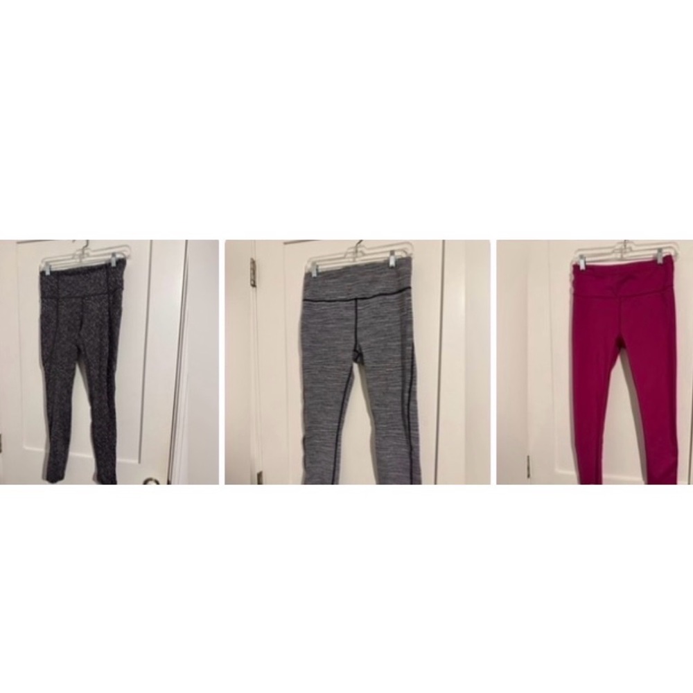 3 pair Athleta leggings bundle 2-size MT 1-size S
